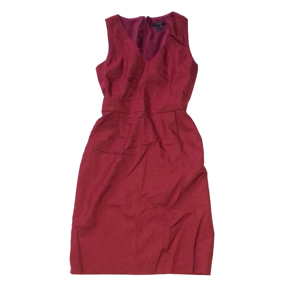JCREW Burgundy dress